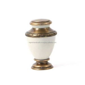 Pluie violette petit Style américain Testi souvenir urne de crémation en laiton massif fournitures funéraires jeton - Product Image 2