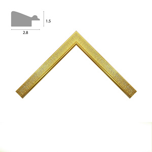 Modern <b>Wood</b> Grain PS Polystyrene Picture Frame Moulding Minimalist Wide <b>Border</b> OEM Custom Photo Frame Factory - Product Image 2