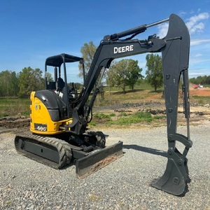 Mini-excavatrice John Deere 50G d'occasion, moteur, pompe, boîte de vitesses, roulement, godet de 1,7 m³, puissance de 20 kW, à vendre - Product Image 1