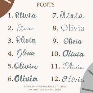 Personalized <b>Wooden</b> Name <b>Sign</b> with Natural Grain Finish <b>for</b> <b>Home</b> Entrance and Wall Display <b>for</b> Giftware Kids Celebration - Product Image 6