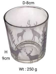 Wholesale Supply Glass Candle <b>Jar</b> for Indoor Home Decoration Elegant <b>Decorative</b> Candle Holder for Living Room Bedroom Dining - Product Image 3