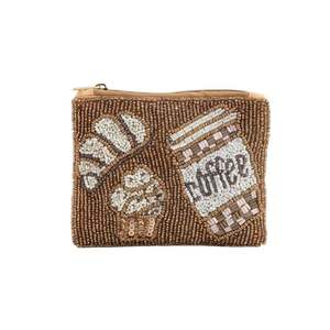 Monedero Moderno con Bordado de Cuentas, Bolso de Moda Elegante, Monedero Étnico con Cuentas, Monedero con Cuentas Bordadas a Mano, Arte de Bordado - Product Image 5