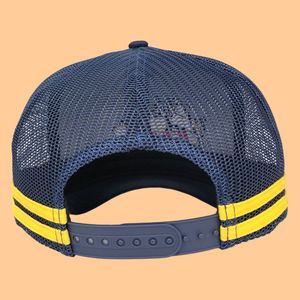 Casquette de camionneur P.F.Formation pour homme, bleu marine, en maille, réglable, avec logo brodé sur le panneau avant, design décontracté à 6 panneaux - Product Image 5