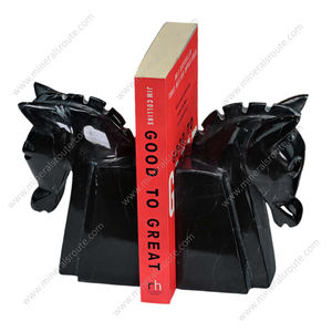 Sujetalibros de Mármol Natural con Forma de Caballo Negro, Diseño Moderno, Pulido, Regalo Artístico, Certificado ISO - Product Image 5