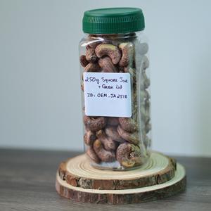 250g Square Jar Green Lid Premium Organic from Vietnam Factory Roasted Cashew <b>Nuts</b> Custom Grade OEM Available Best Price - Product Image 4