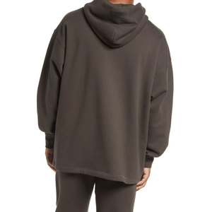 เสื้อฮู้ดดี้โอเวอร์ไซส์แฟชั่นสุดฮิตสำหรับผู้ชาย สวมใส่สบายๆ ในชีวิตประจำวัน ดีไซน์ไหล่ตก พร้อมเนื้อผ้านุ่มอุ่น - Product Image 3