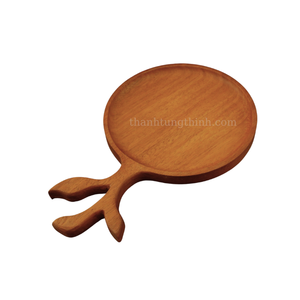 Bandeja de Madera Natural en Forma de Luna, Multiforma, Ecológica, Antibacteriana, Apta para Lavavajillas, Segura para Alimentos, Hecha en Vietnam - Product Image 2