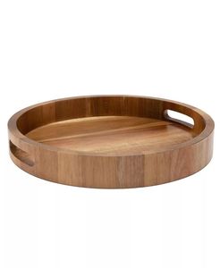 Assiette en bois moderne pour mariage avec gravure, vaisselle jetable écologique en stock - Product Image 5