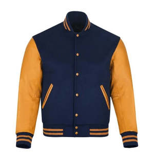 Blousons universitaires Street Veteran, blouson d'hiver Letterman 100% laine/cuir, blouson universitaire en vente en ligne à prix réduit - Product Image 5