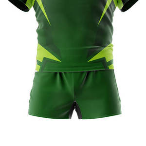 Uniforme de Rugby de Manga Corta con Estampado Digital Personalizado al por Mayor, Uniforme de Fútbol de Rugby de Malla de Alta Calidad - Product Image 5