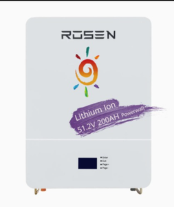 แบตเตอรี่ลิเธียมไอออน 5kw 10kw 51.2V 200ah พร้อมระบบจัดการแบตเตอรี่ (BMS) ใช้ได้กับระบบอินเวอร์เตอร์ไฮบริดพลังงานแสงอาทิตย์ - Product Image 1