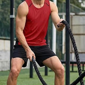 Custom Logo Breathable Running Tank Top Moisture Wicking Fitness <b>Singlet</b> <b>Men</b> Breathable Running Vest - Product Image 5