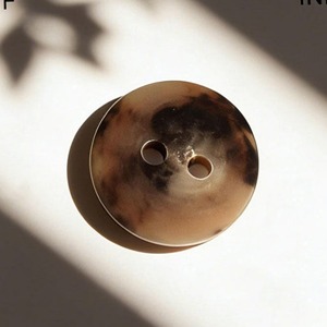 Bouton brut en corne de buffle naturelle, fini, pour accessoires vestimentaires, haute qualité, luxe, pour vêtements, corne d'animal - Product Image 4