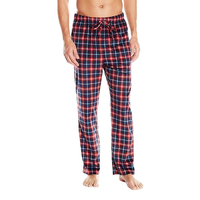 Pantalones de Pijama Clásicos de Algodón 100% Transpirables y Ecológicos para Hombre, Tallas Grandes, Pantalones de Dormir Casuales, Cálidos y Elegantes