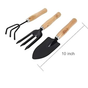 Juego de Herramientas de Jardín de Madera de Mango, 3 Piezas, Venta al Por Mayor |   Cuchillas de Acero con Alto Contenido de Carbono - Product Image 4