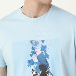 T-shirt respirant avec service OEM, impression sérigraphique, dernier design pour hommes, t-shirt avec impression sérigraphique - Product Image 6