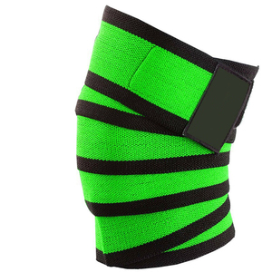2026 Unisex Custom Logo Gym <b>Training</b> Knee Wraps & New Elbow Pads Soft Adjustable Elastic Support for <b>Weight</b> Lifting - Product Image 1