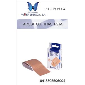 Pansements adhésifs classiques Baikim Apositos Tiras 1/2 M pour le soin des plaies - Product Image 1