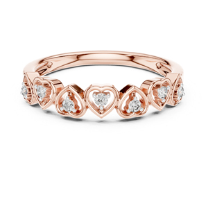 แหวนหมั้นเพชรทรงกลมเพาะเลี้ยงในห้องปฏิบัติการทองคำขาว 14K สำหรับผู้หญิง |   เพชรที่เพิ่งเพาะเลี้ยง - Product Image 2