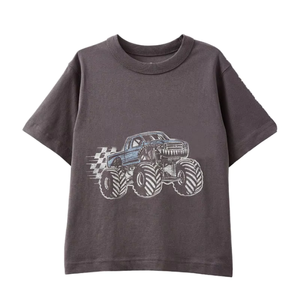 Nouvel Arrivage T-shirt d'été décontracté 100 % coton respirant et écologique pour enfants, avec logo personnalisé, ODM, hauts uniformes scolaires pour garçons - Product Image 4