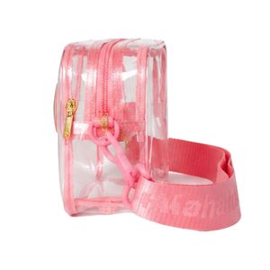 <b>Pink</b> Stadium Crossbody Bag Women Transparent Shoulder Bag Fashion Mini <b>Purse</b> Casual Travel Handbag Stylish Daily Wear Accessory - Product Image 3