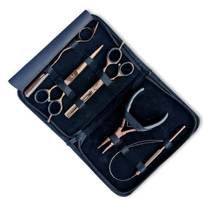 Juego de Herramientas de Maquillaje para Extensiones de Cabello de Alta Calidad con Pinzas Profesionales, Tijeras, Kit de Eliminación de Extensiones de Cabello, Acero Inoxidable, Salón de Belleza - Product Image 3