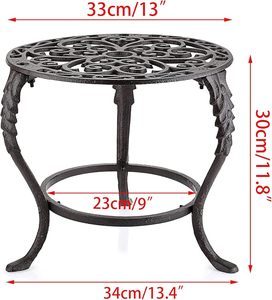 Support de plante en fer au design unique et tendance, idéal pour la décoration créative de la maison et les arrangements végétaux élégants en intérieur et en extérieur. - Product Image 4