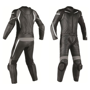 Traje de Motociclismo de Cuero de Primera Calidad, Transpirable, Impermeable, de Secado Rápido, Resistente al Viento, Hecho en Pakistán - Product Image 1