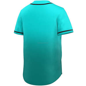 Camiseta de béisbol y softbol de manga corta personalizable de alta calidad, ropa deportiva informal atractiva, sublimación, estilo uniforme en blanco - Product Image 3