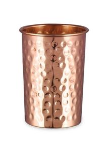 Vaso de Cobre Puro para Beber Agua, Juego de 4 Vasos de 300 ml con Beneficios para la Salud y el Yoga - Product Image 3
