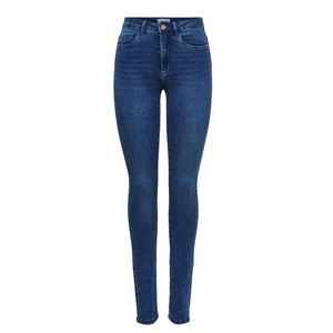 Custom Jeans Mujer Stylish New High Quality Ladies Stretch Skinny Blue Denim Pants Ripped Distressed Women Jeans - Product Image 4