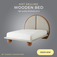 Lit en teck massif moderne, lit en bois de la plus haute qualité pour la maison, l'hôtel, la villa, meubles de chambre à coucher, design luxueux, super confortable