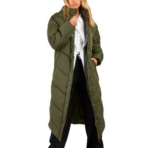<b>Women</b> Puffer Jacket Hooded Winter Quilted <b>Coat</b> Bubble Style Long Sleeve Zip Up Casual Outdoor Warm Fashion Outerwear 2026 - Product Image 1