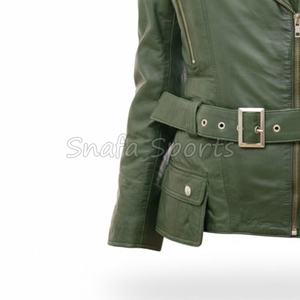 Veste en cuir décontractée pour femmes, tenue polyvalente adaptée à de multiples occasions, des sorties de jour aux styles de soirée. - Product Image 4
