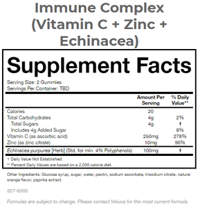 Proveedor de Origen Estadounidense que Vende Suplementos Herbales para el Apoyo Inmunológico, Vitaminas C y Zinc para Adultos, Gomitas en Forma de Baya con Echinacea - Product Image 4