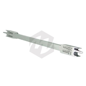 Medidor de Altura de Brackets de Ortodoncia No. 22, Instrumentos Dentales Manuales de Acero Inoxidable, 2.0mm, 2.5mm, 3.0mm, 3.5mm - Product Image 3