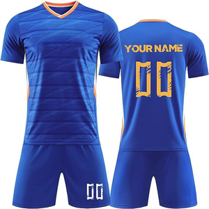 Maillots de football pour hommes, couleur unie, avec cordon de serrage, respirants et à séchage rapide, 100 % polyester, survêtement de football vintage personnalisé - Product Image 3