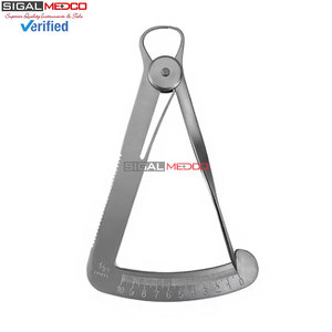 Jeu de calibres de mesure de couronnes de 4 pouces, outil de mesure de précision pour bijoux et dentisterie, en acier inoxydable, durable et précis - Product Image 2