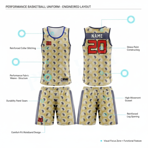 Ensemble Maillot et Short de Basketball en Mesh Personnalisable à Prix de Gros pour Clubs Scolaires et Tournois - Product Image 2