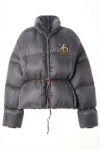 Veste matelassée oversize ZEDDISH à col montant, style streetwear d'hiver, respirante, avec fermeture éclair - Product Image 4