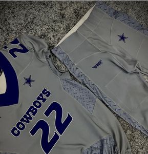 Uniforme de Fútbol Americano de Último Modelo con Servicio OEM, Uniforme Deportivo para Equipos, Hecho 100% de Poliéster - Product Image 6