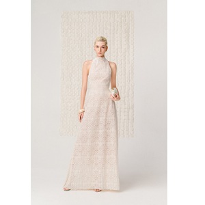 Ropa al por Mayor, Vestidos Casuales Elegantes de Cuello Alto, LUNARA CUTWORK COUTURE, Vestidos Casuales de Verano para Mujer de Marca Privada - Product Image 5