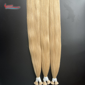 Extensiones de cabello humano Remy, extensiones de cabello liso a granel, origen vietnamita, textura suave y sedosa, aspecto Natural, proveedor de cabello al por mayor - Product Image 3