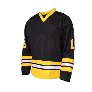 Maillot de hockey sur glace vierge personnalisable, imprimé par sublimation, respirant, 100 % polyester, vente en gros, pour équipes de hockey - Product Image 4