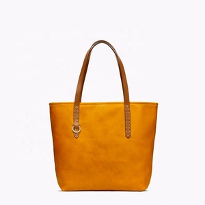 2025 marron-couleur prix de gros haute qualité décontracté femmes sacs en cuir sac à main fourre-tout dames sac à bandoulière - Product Image 4