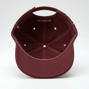 Gorra de Béisbol Estructurada de 6 Paneles Injae Luxury Maroon, Bordado 3D, Poliéster/Algodón, Deportiva, Ajustable 56-58cm, Unisex, Cuatro Estaciones - Product Image 4