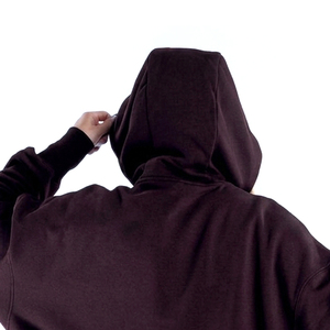 เสื้อฮู้ดดี้โอเวอร์ไซส์แบบใหม่ล่าสุดสำหรับผู้หญิง แขนเสื้อและชายเสื้อแบบริบ มีกระเป๋าหน้า เสื้อฮู้ดดี้แบบสวมหัวสำหรับผู้หญิง - Product Image 3