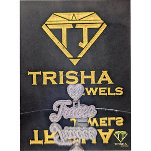 Custom <b>Name</b> Pendant 925 Sterling Silver Moissanite Diamond Iced Out Heart Bail Personalized Hip Hop Jewelry By Trisha Jewels - Product Image 4