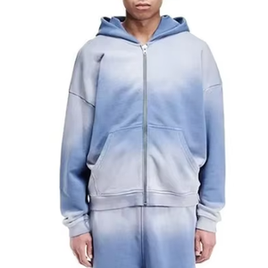 Ensemble survêtement homme personnalisé en molleton de coton épais 400 GSM, sweat à capuche et pantalon de survêtement, modèle oversize vierge - Product Image 5