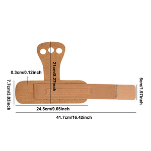 Soutien confortable et amélioration de la préhension : Poignée de gymnastique à 3 trous, idéale pour les gymnastes et les passionnés de fitness recherchant une solution fiable. - Product Image 2
